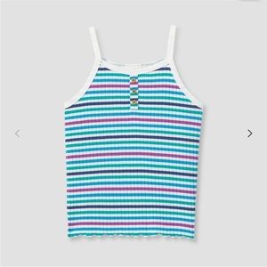 Girls' Rib Knit Tank Top